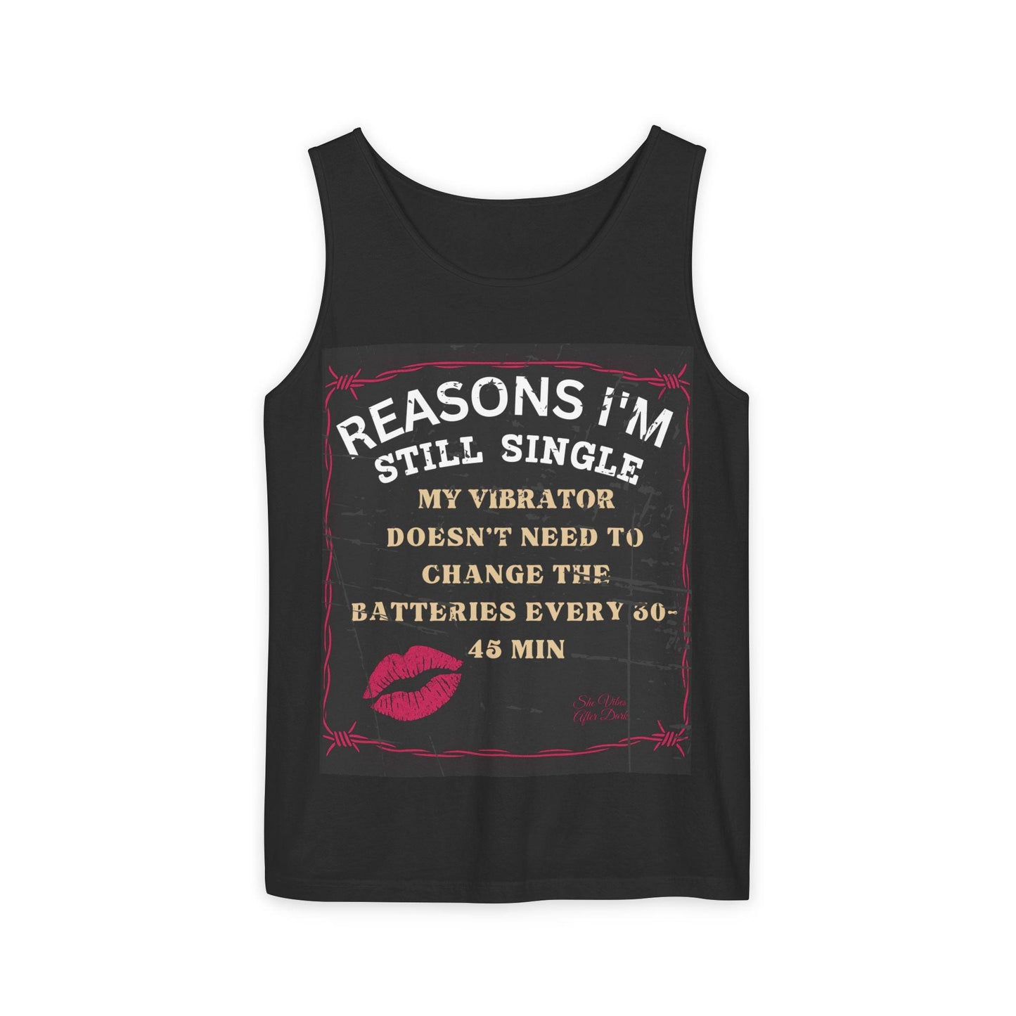 Funny Single Life Empowerment Tank: Black Women's Humor Apparel