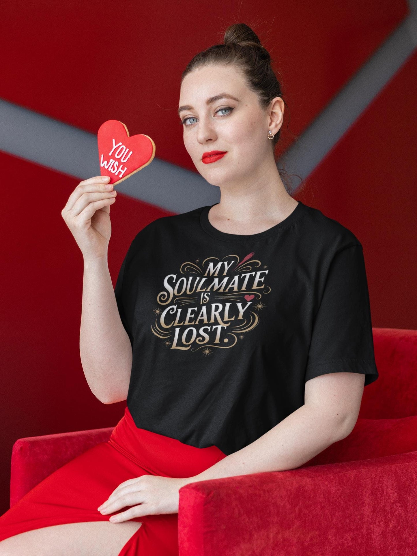 Funny Single Life Shirt: My Soulmate Is Lost - Women's Humor Apparel