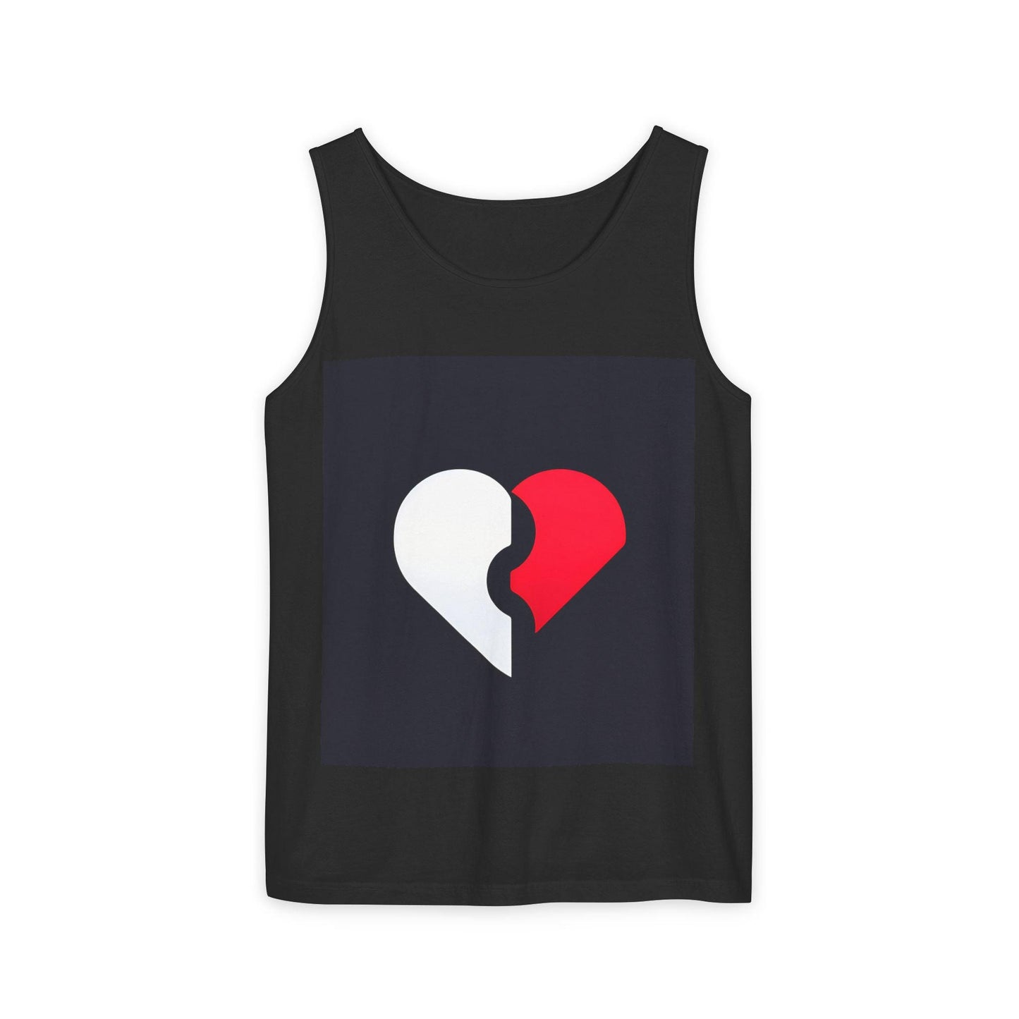 Grunge Broken Heart Tee: Emotional Quote, Unisex Black Cotton
