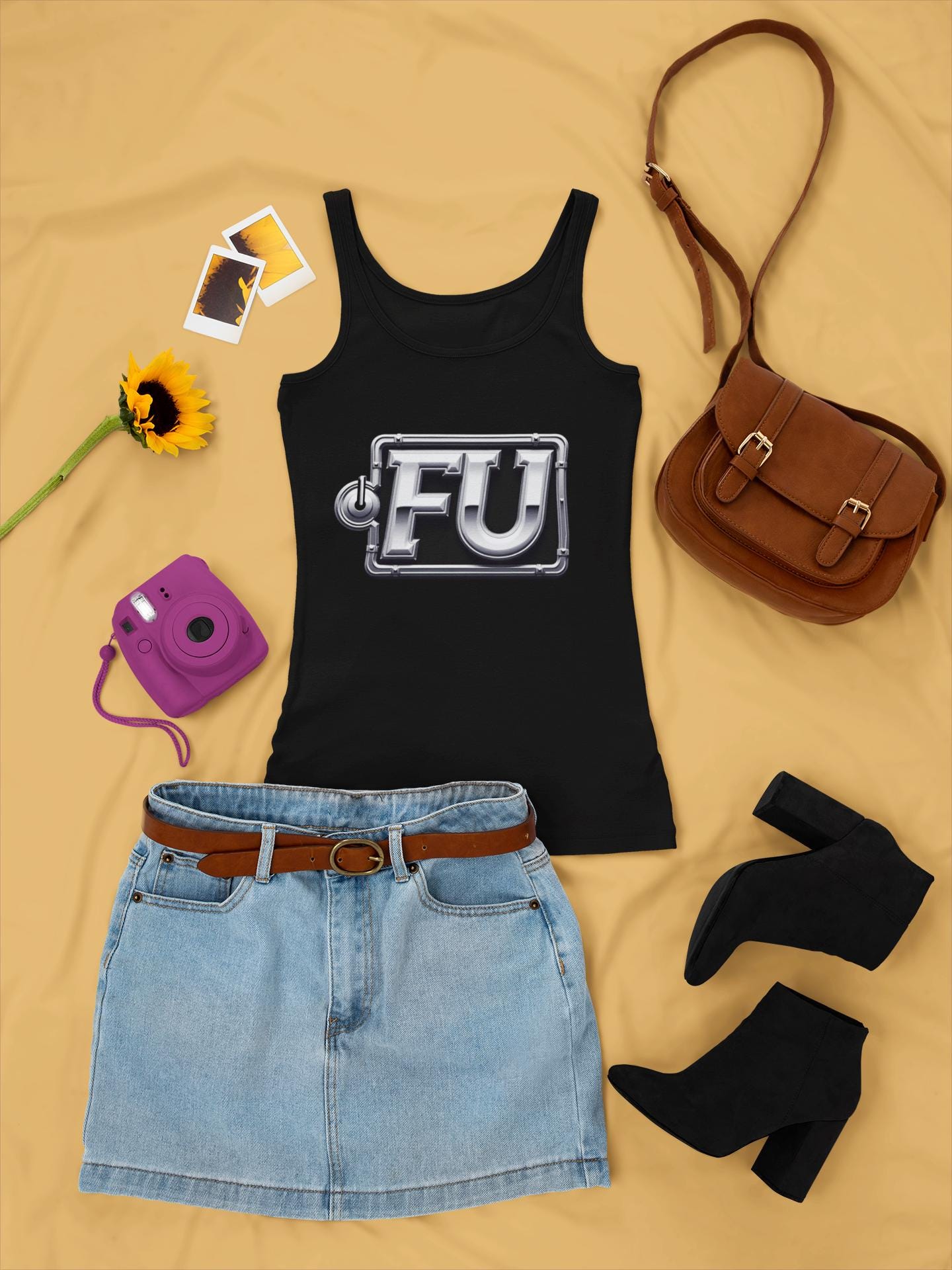 FU Design Tank: Single Life Women's Empowerment Apparel