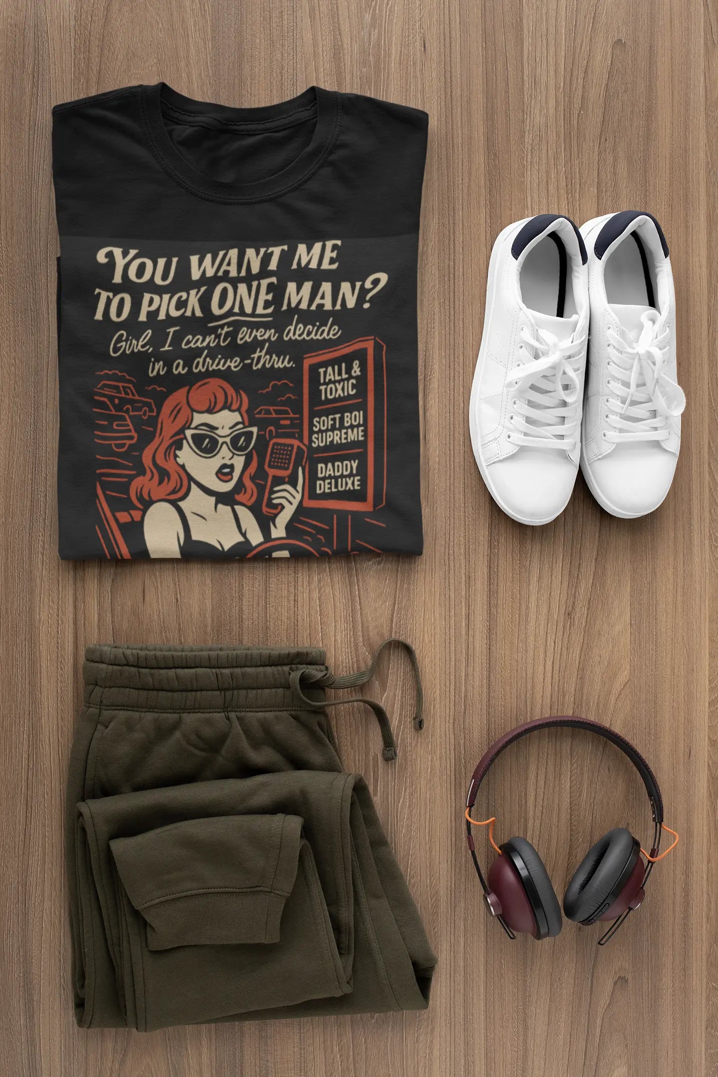 Drive-Thru" Funny Dating Shirt | Happy Single Life & Empowerment Tee Yoycol