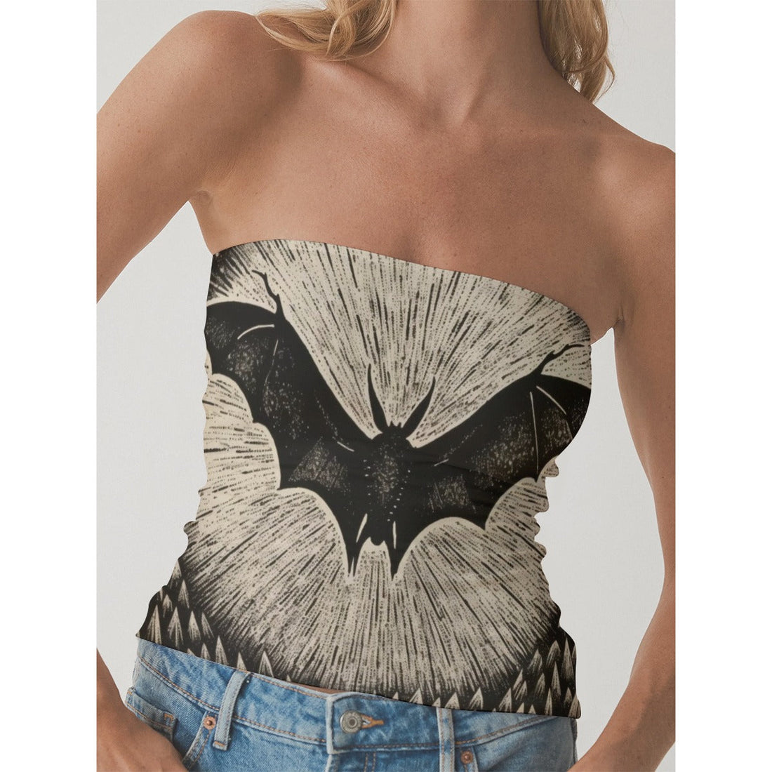 Be Queen of the Night in this Halloween Top!