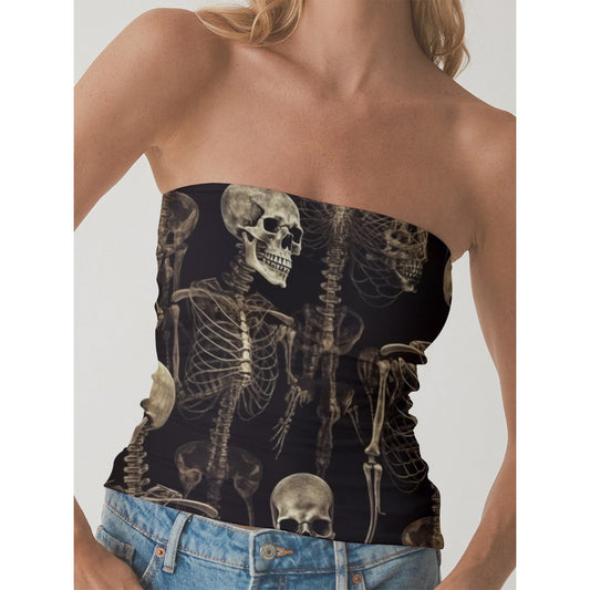 Spooky Chic: Retro Halloween Tube Tops for Your After Dark Vibe