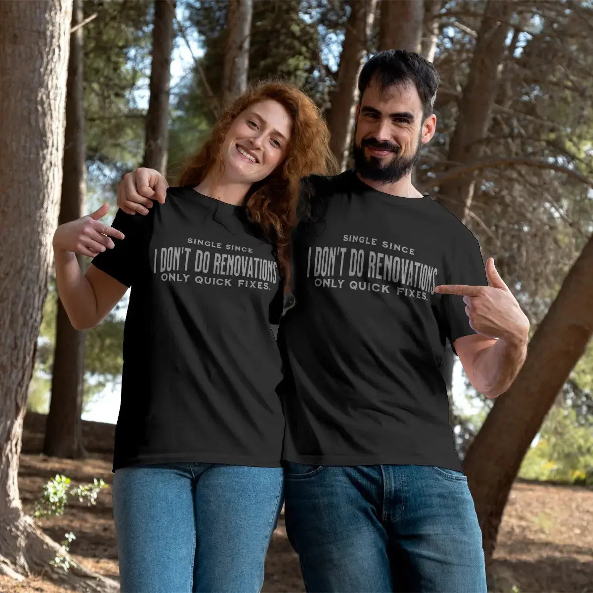 "I Don’t Do Renovations" Unisex T-Shirt | Bold Breakup Energy for Singles of All Genders Yoycol