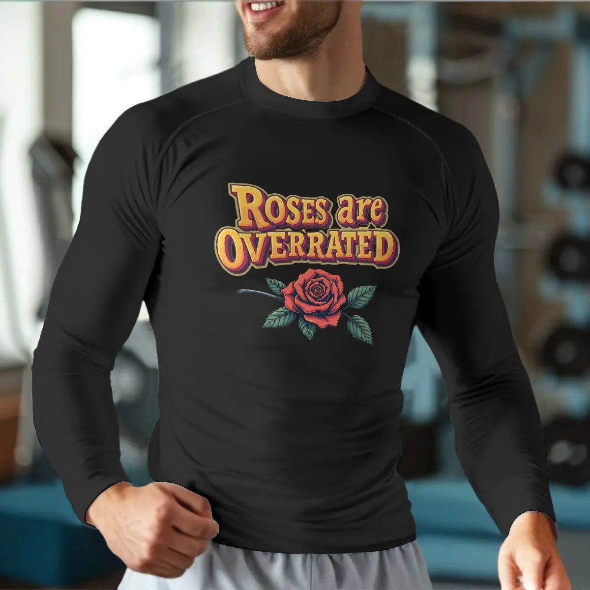 ROSES ARE OVERRATED Long Sleeve Shirt, SINGLE LIFE Tee, Funny Anti-Valentine's Gift, Unisex Galentine's Day Top - SHE VIBES AFTER DARK