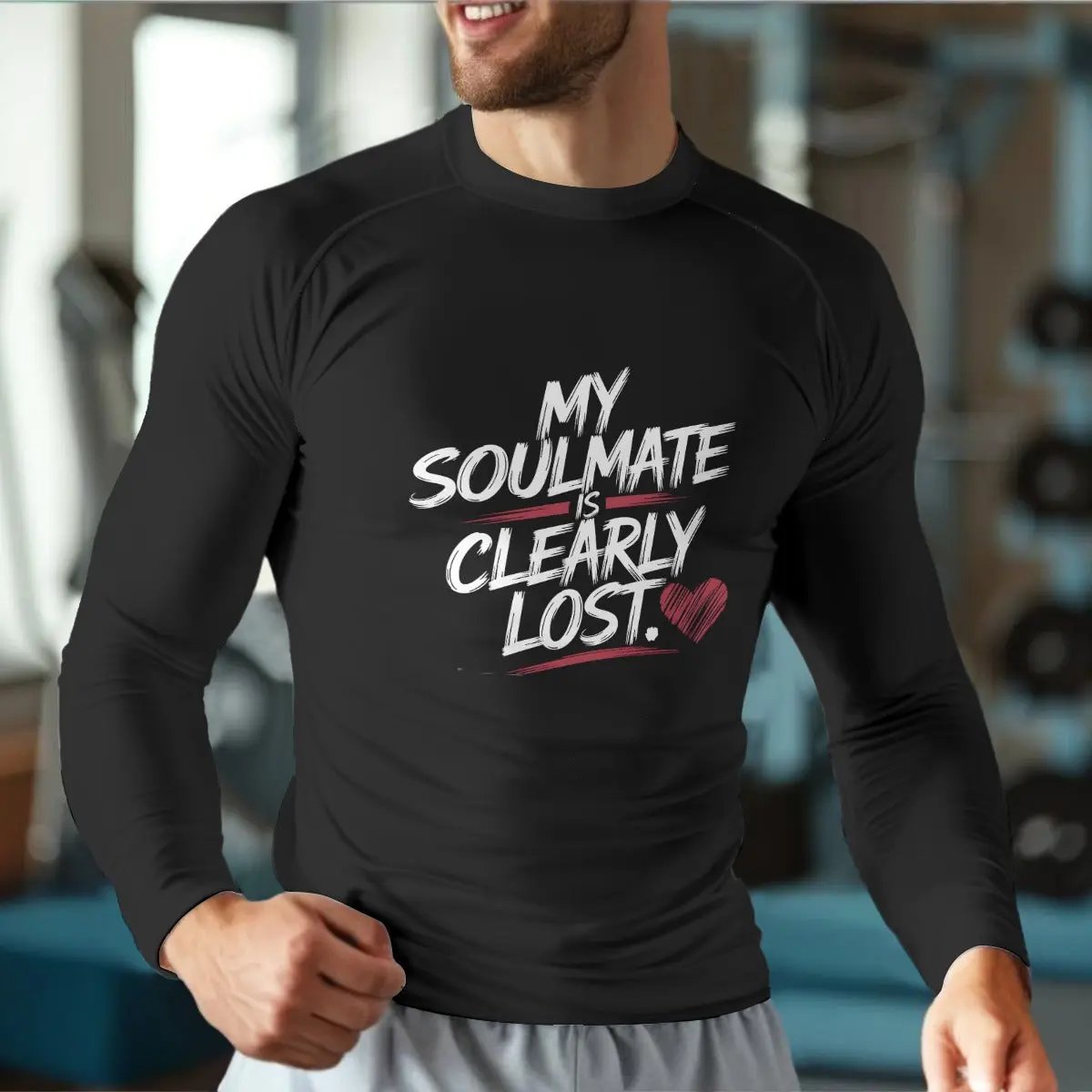 All-Over Print Unisex Yoga Sports Long Sleeve T-Shirt Yoycol