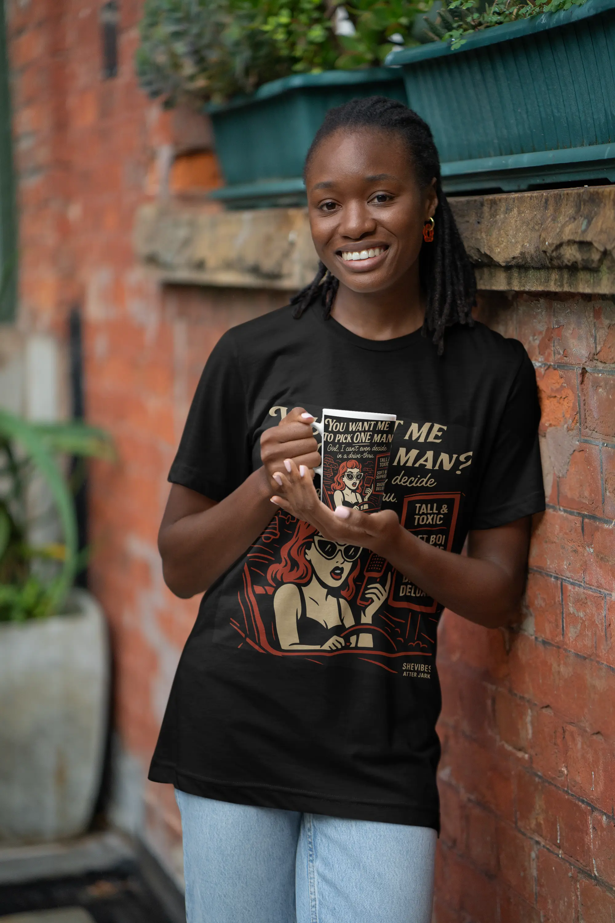 Drive-Thru" Funny Dating Shirt | Happy Single Life & Empowerment Tee Yoycol