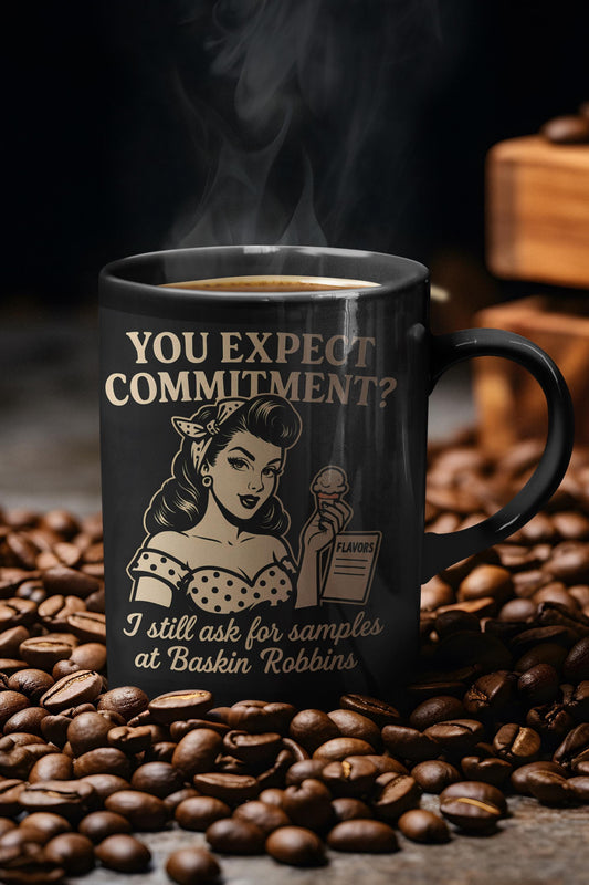 Funny Dating Coffee Mug: Retro Drive-Thru Humor - SheVibes After Dark