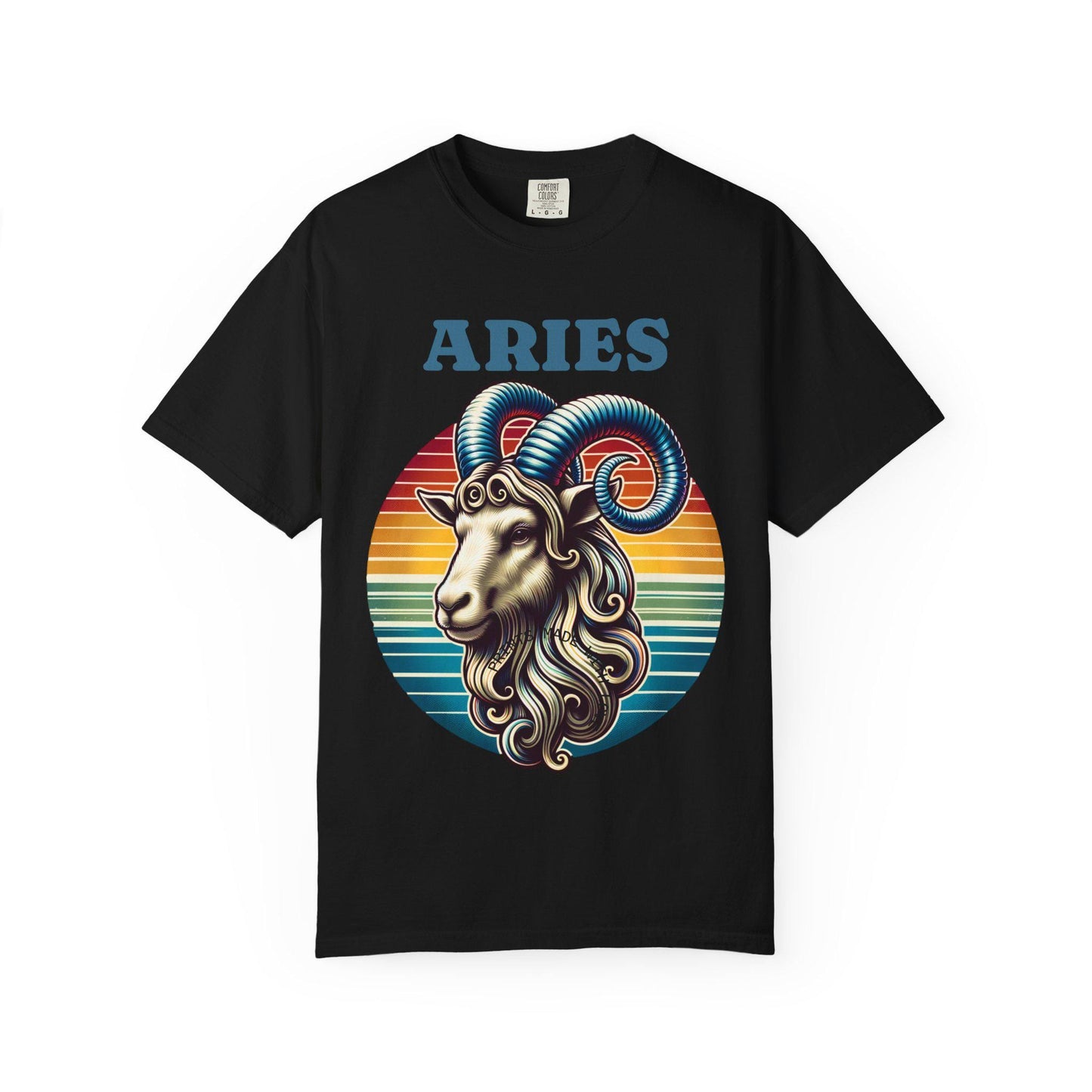 Vintage Aries Zodiac T Shirt Unisex Astrology Graphic Tee Horoscope Birthday Gift for Aries