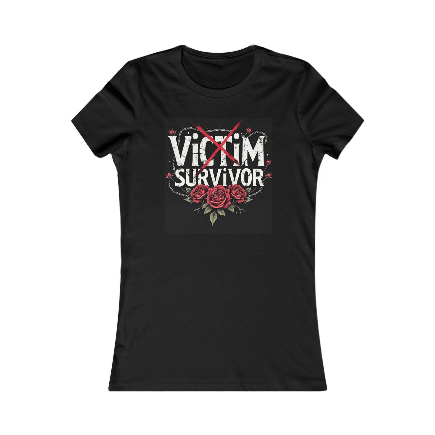 Empowering Survivor Tee: Inspirational Feminist T-Shirt