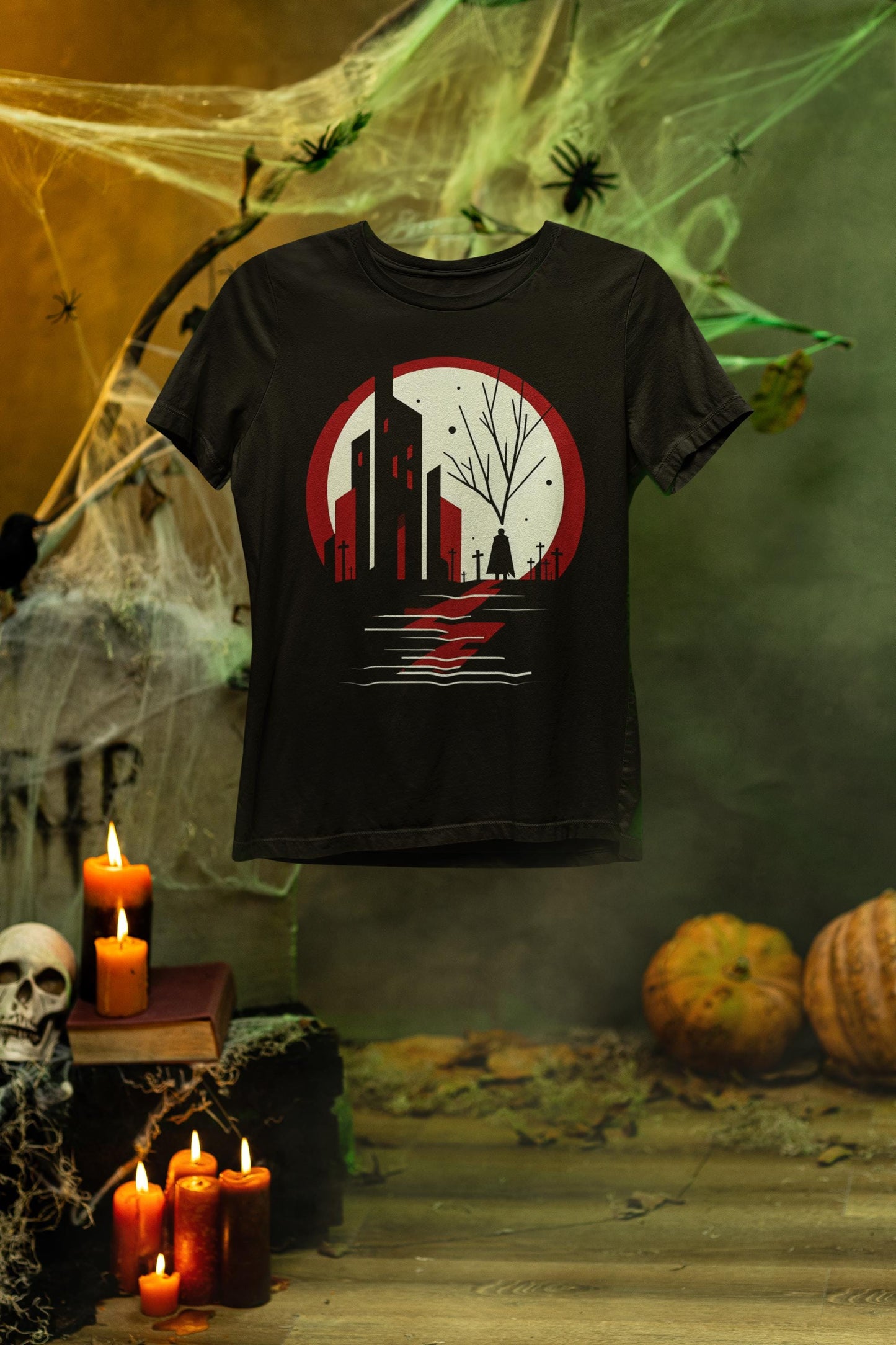 Scenic Nature Shirt: Minimalist Single Life Design