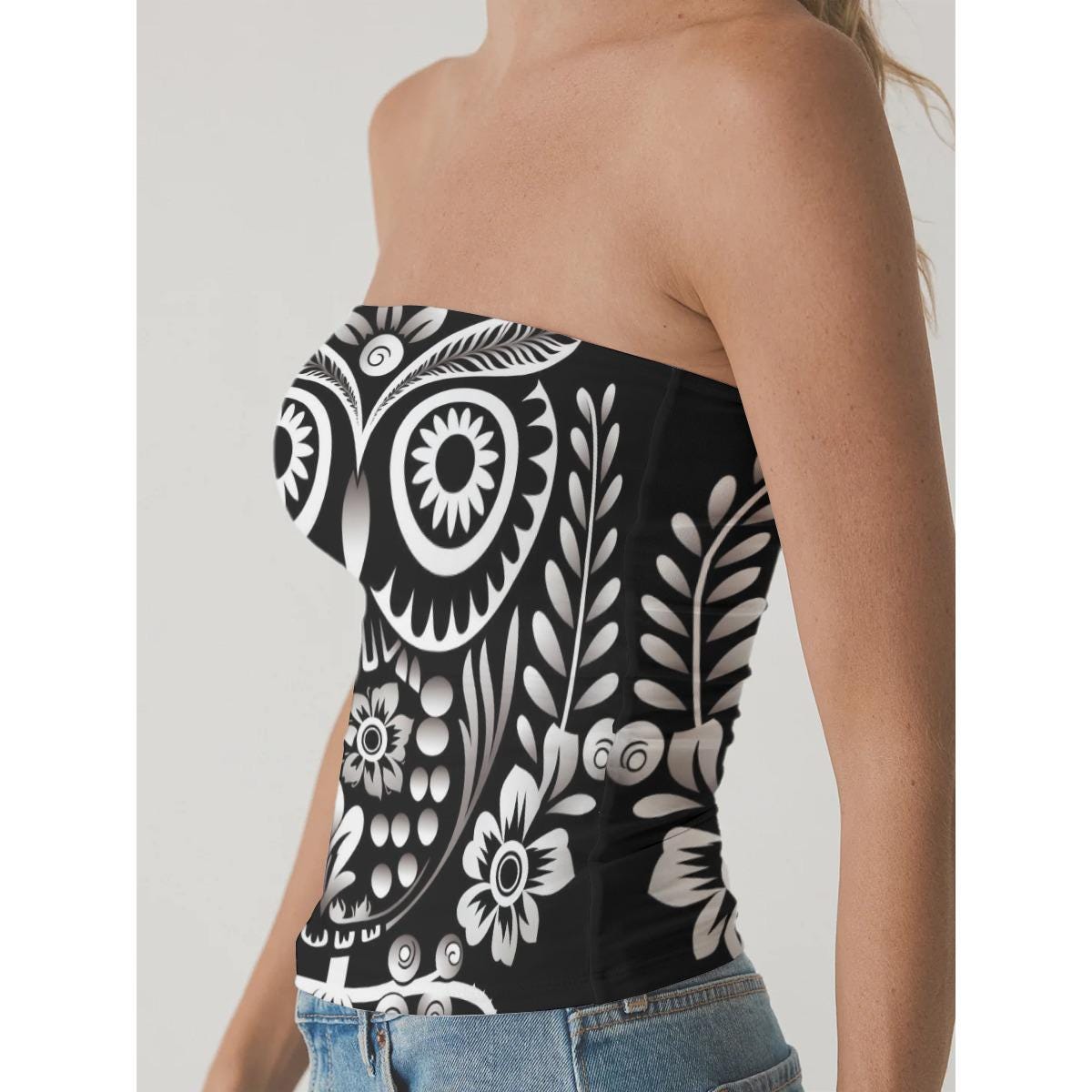 Grunge Owl Tank Top: Single Life Women's Streetwear