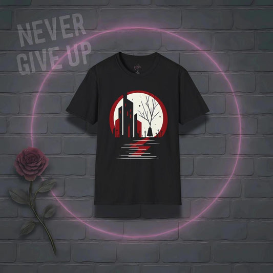 Scenic Nature Shirt: Minimalist Single Life Design