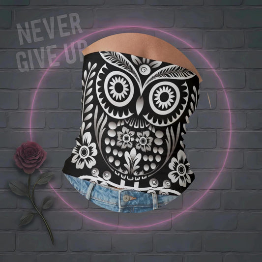 Grunge Owl Tank Top: Single Life Women's Streetwear