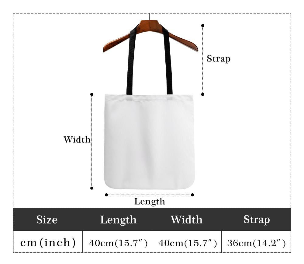 Single Life Halloween Tote Bag: Spooky Character Pattern, Orange Canvas