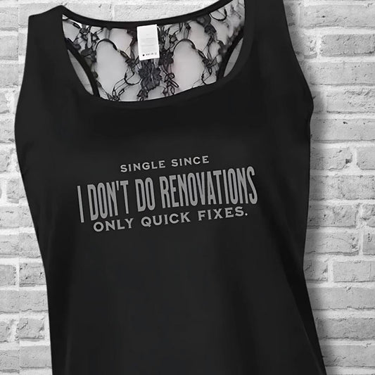 Funny Single Life Tank Top | Independent Woman Empowerment Tank | Self Love Club Apparel | Breakup Glow Up Confidence Top