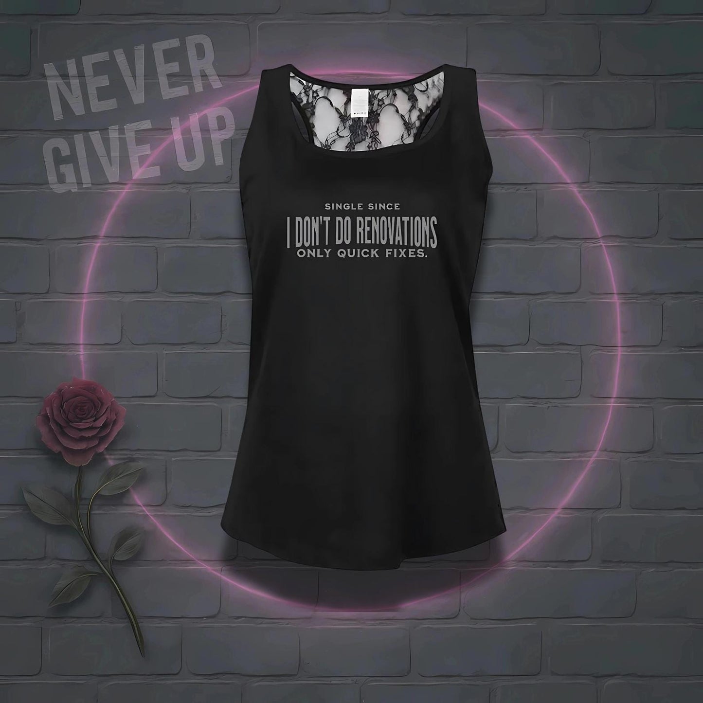 Funny Single Life Tank Top | Independent Woman Empowerment Tank | Self Love Club Apparel | Breakup Glow Up Confidence Top