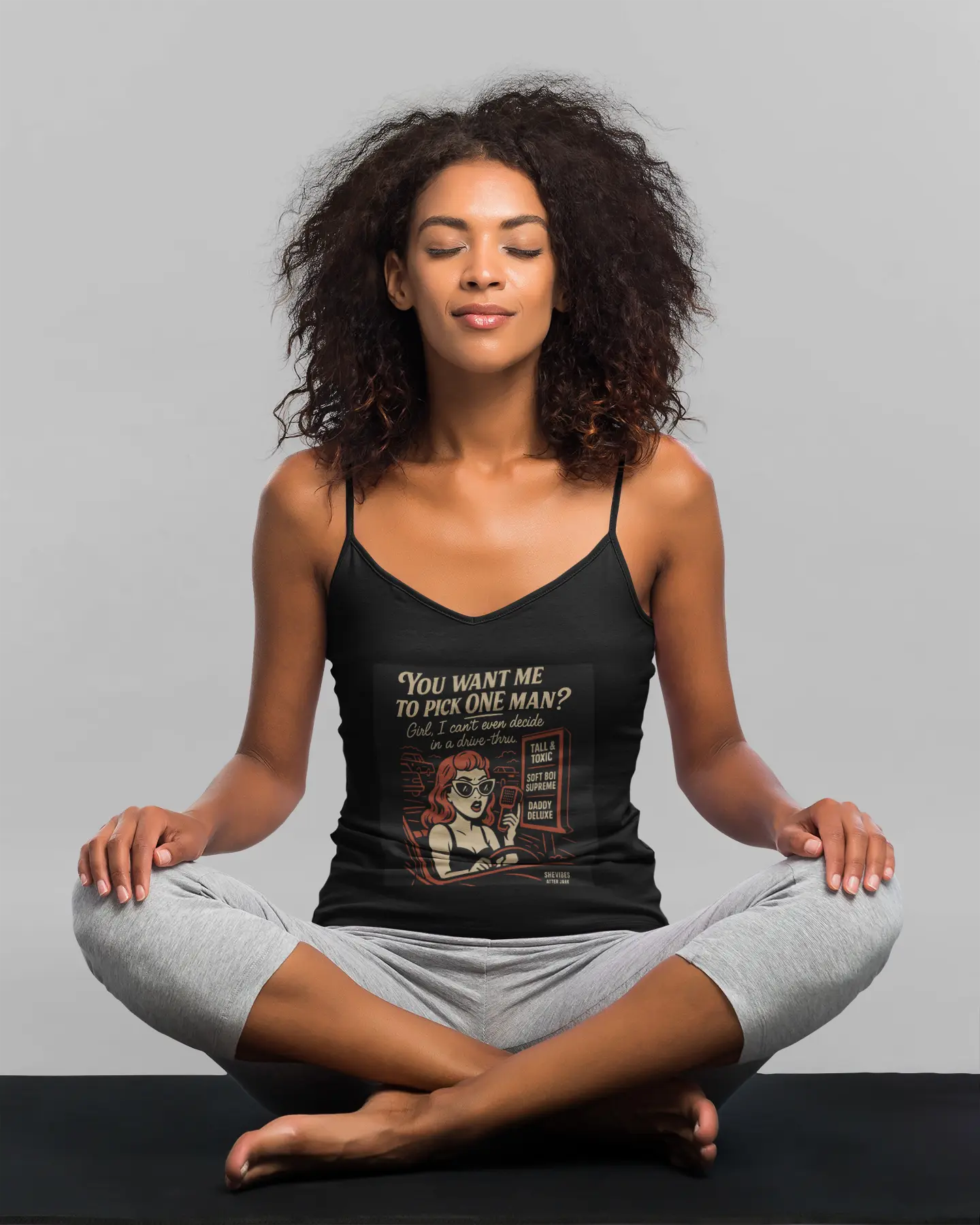 Can't Decide" Retro Graphic Tank | Unapologetic Single Life Apparel Yoycol