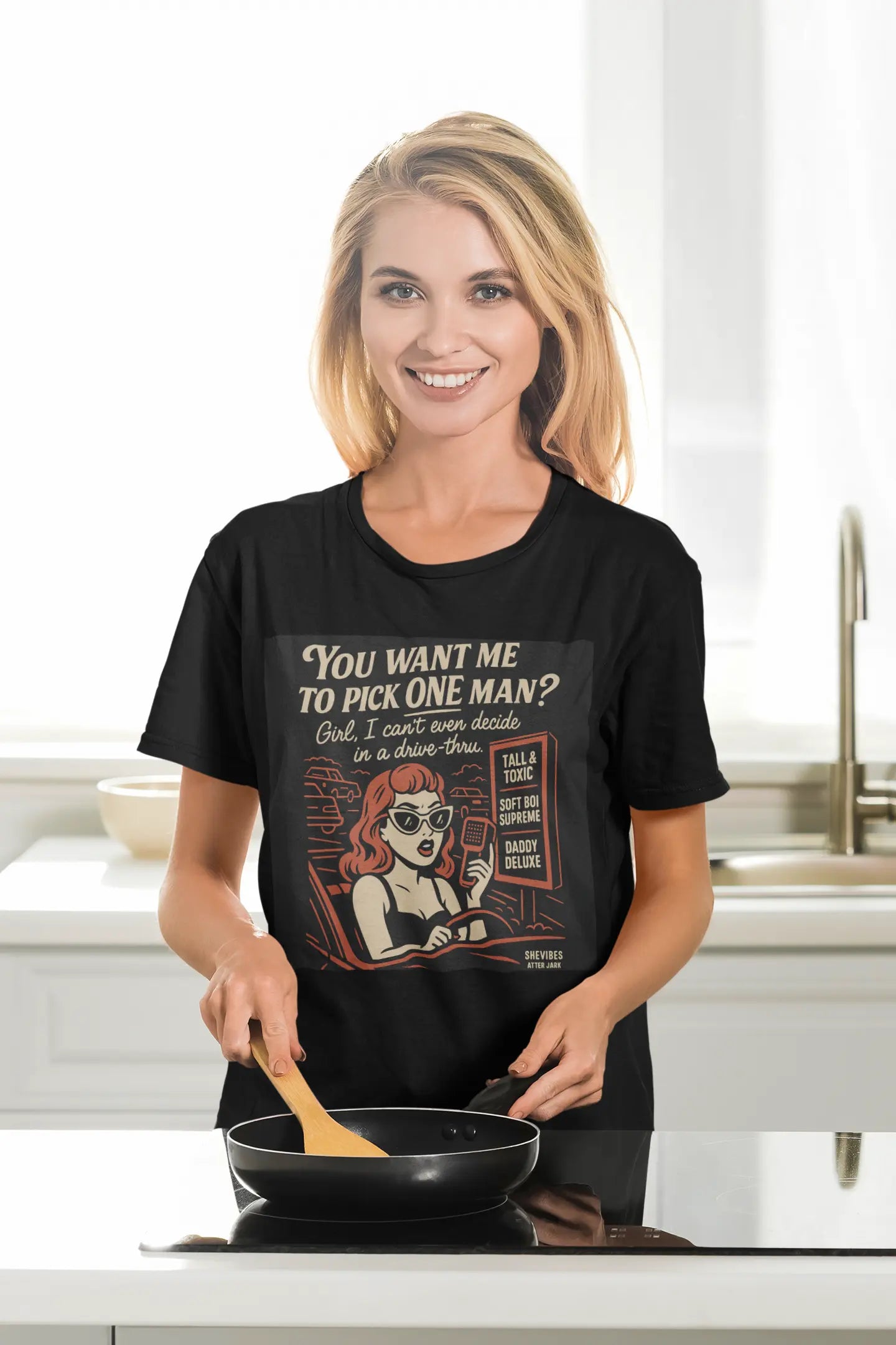 Drive-Thru" Funny Dating Shirt | Happy Single Life & Empowerment Tee Yoycol
